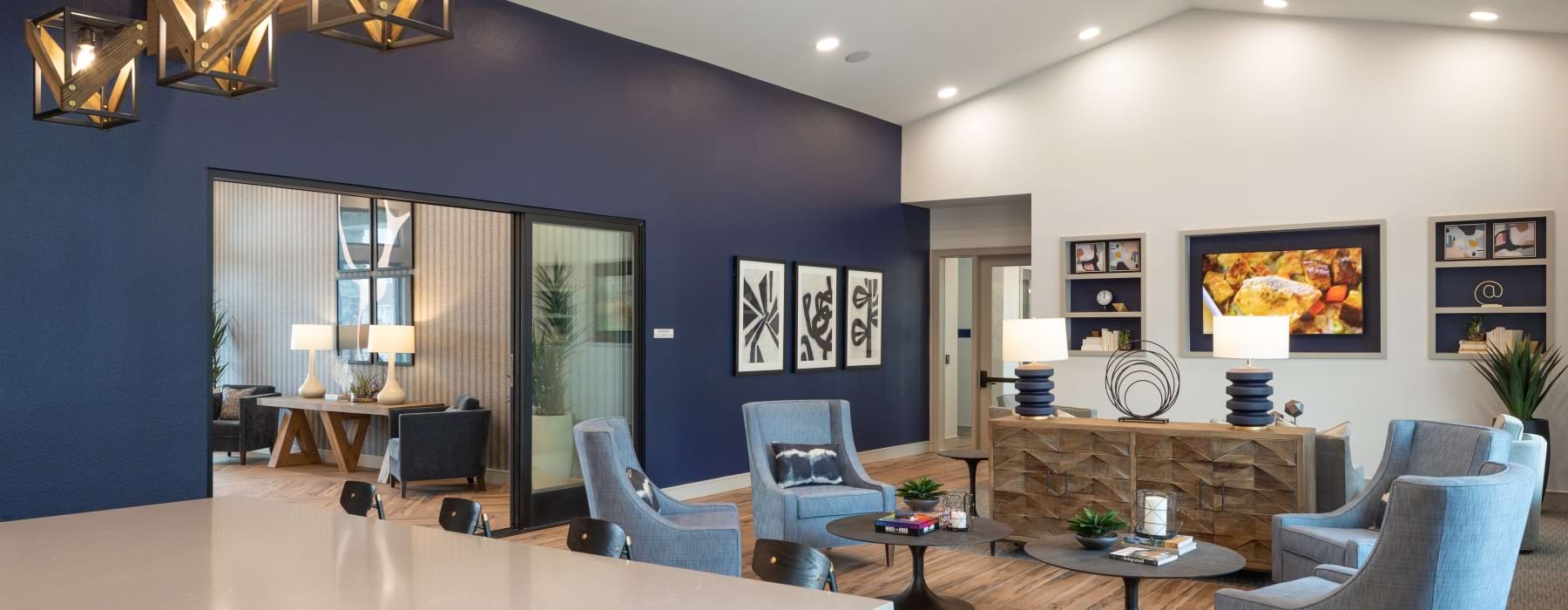 clubroom with tv and couch